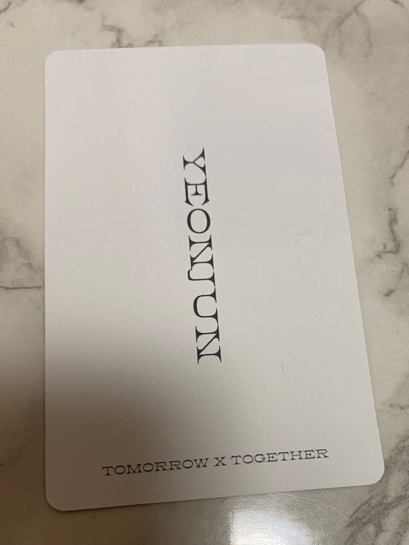 TXT BLUE HOUR Weverse ヨントン トレカ ヨンジュン