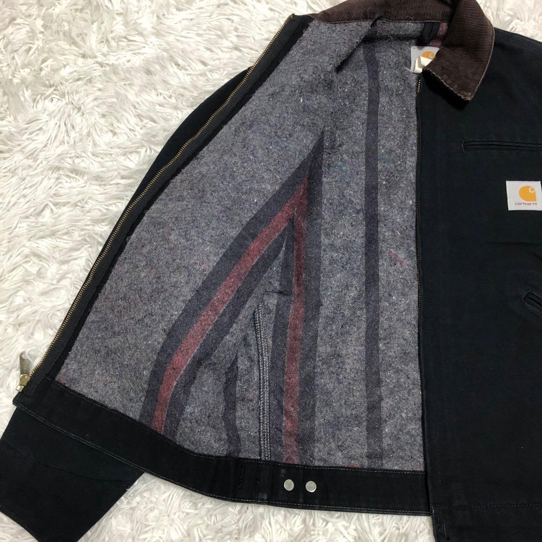 カーハート　デトロイトジャケット　ブラック　Sサイズ　ブランケット