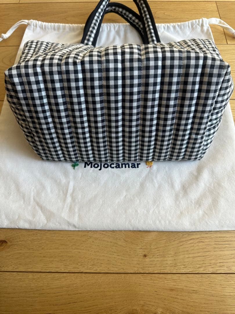 mojocamar ゾウ　刺繍　トートバッグ