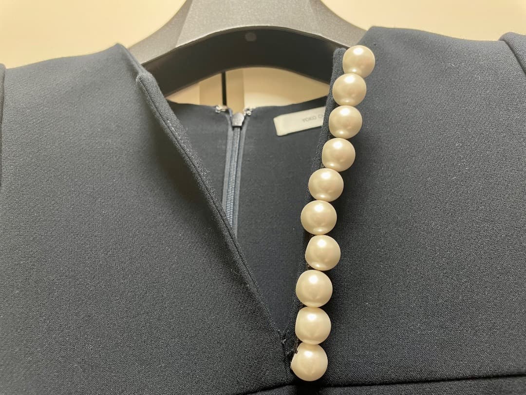 YOKO CHAN ネイビー チュニック 半袖