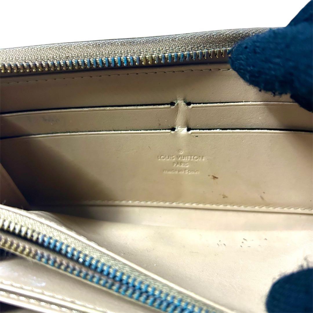 ルイヴィトン ヴェルニ 長財布 ジッピーウォレット イエロー系 モノグラム