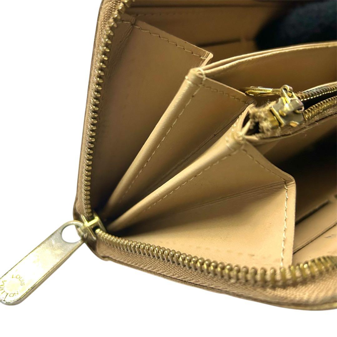 ルイヴィトン ヴェルニ 長財布 ジッピーウォレット イエロー系 モノグラム