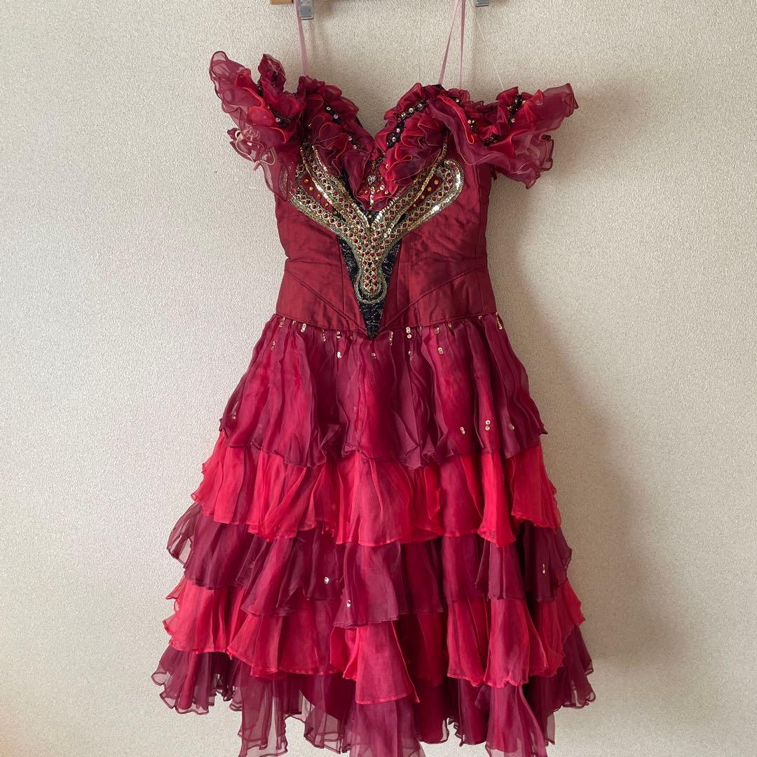 バレエ衣装　大人　赤