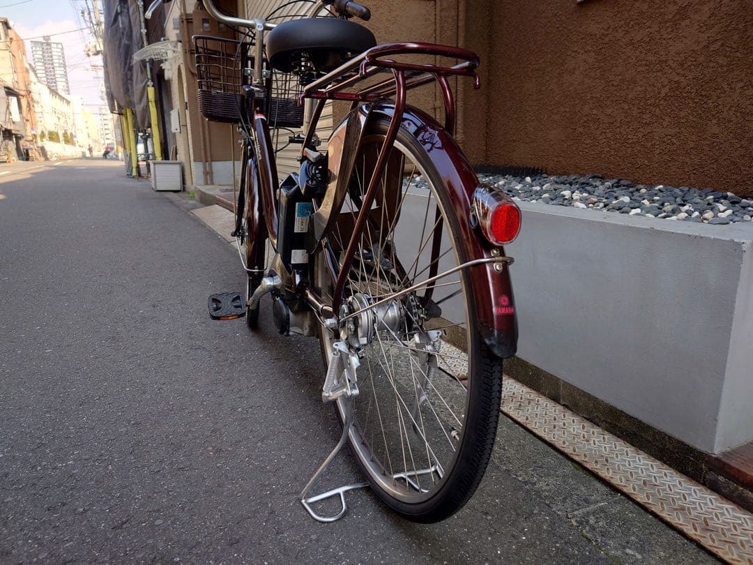 大阪府　ヤマハ　電動アシスト自転車　バッテリー8.7ah
