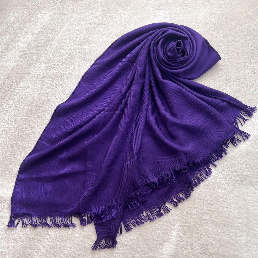 HERMES エルメス ニューリブリス 大判ストール　マフラー　カシミヤ