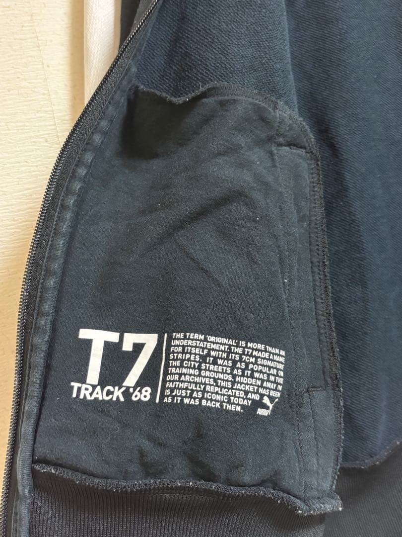 PUMA T7 セットアップ上M下Sサイズ ブラック/ホワイト