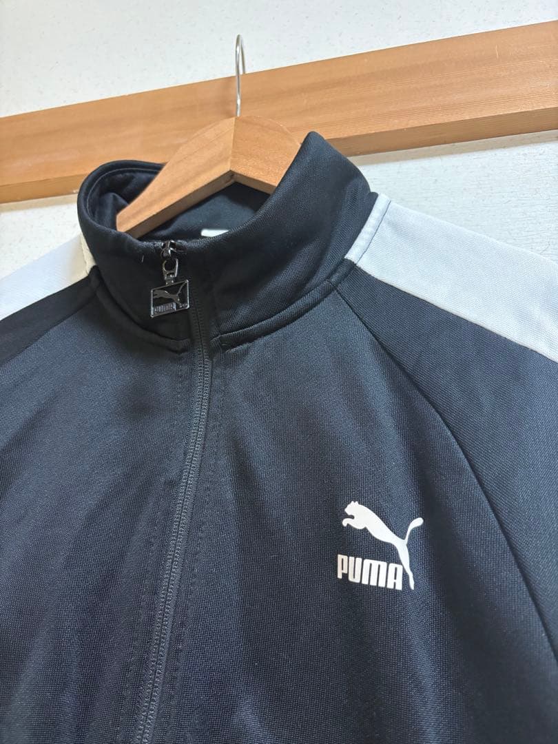 PUMA T7 セットアップ上M下Sサイズ ブラック/ホワイト