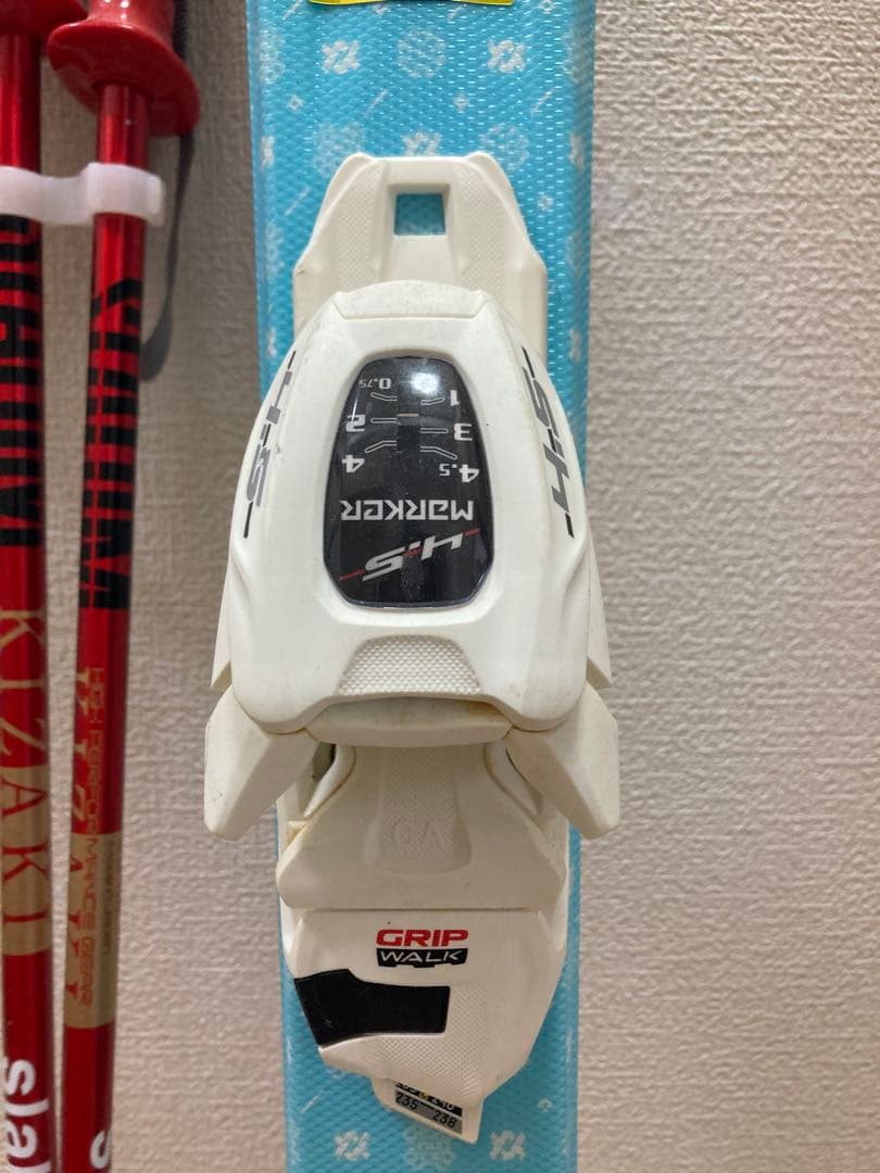 美品★ 子供用　スキーセット 120cm ブーツ付き