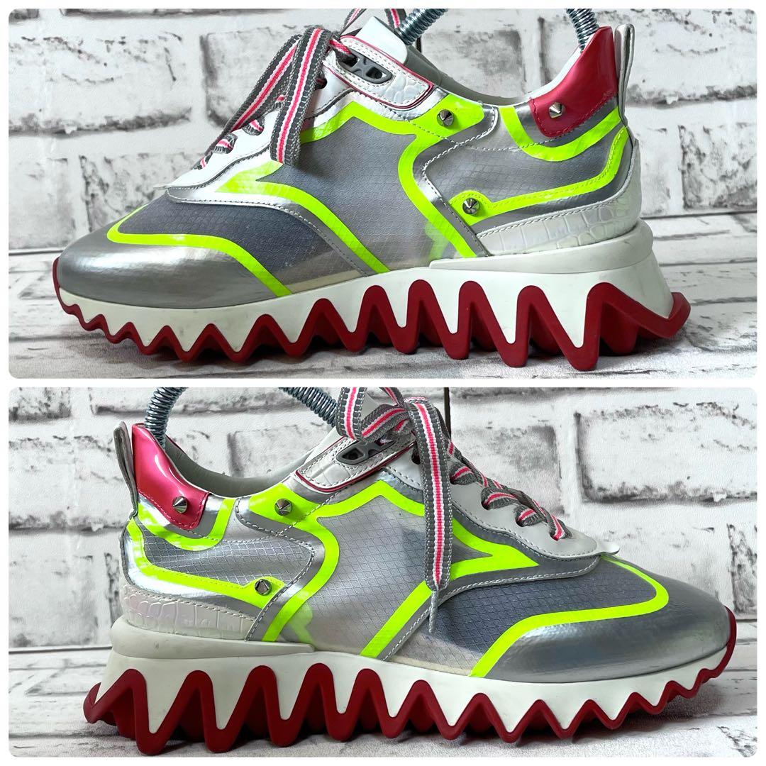 極美品✨クリスチャンルブタン　スニーカー　ルビシャーク　スタッズ　36