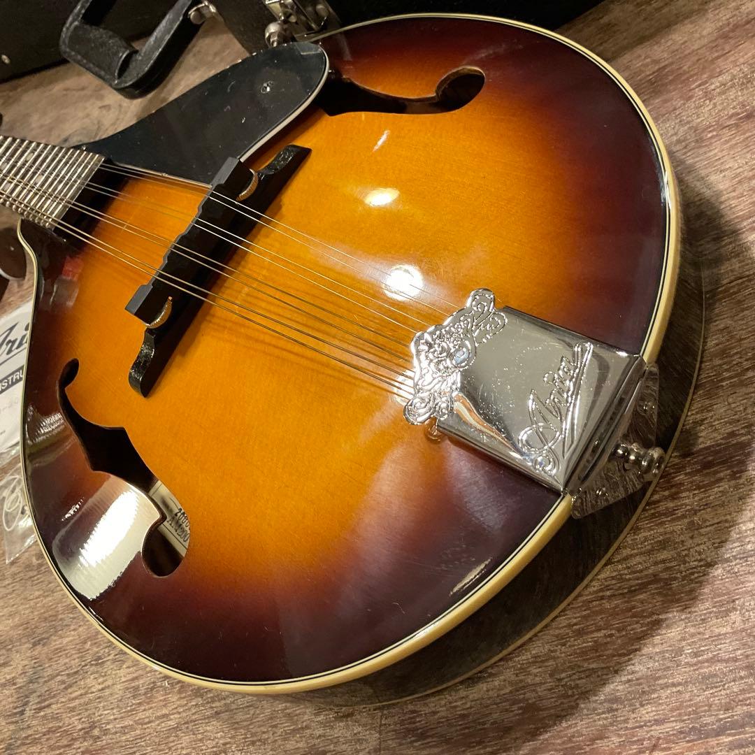 極美品！Aria アリア AM200 フラット マンドリン ハードケース付き