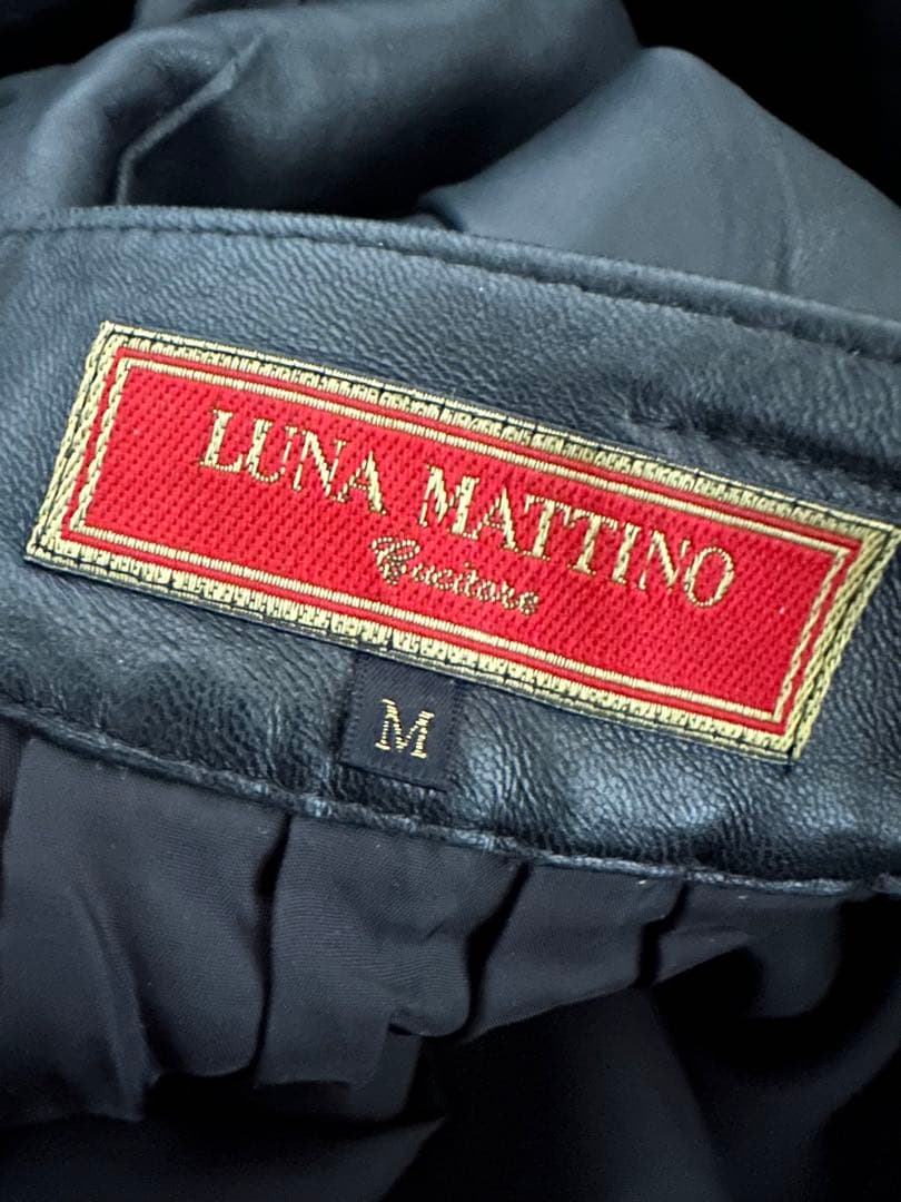 希少 80〜 90s VINTAGE ルナマティーノ ラム レザーパンツ 革パン