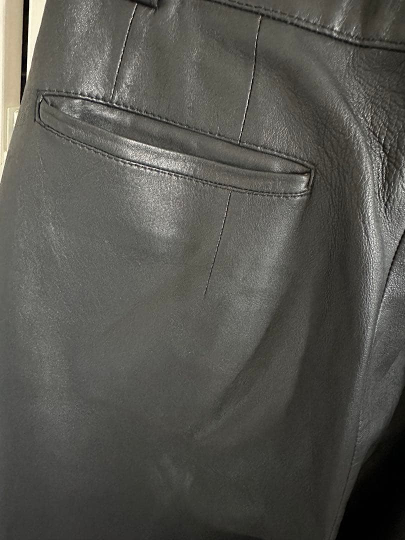 希少 80〜 90s VINTAGE ルナマティーノ ラム レザーパンツ 革パン