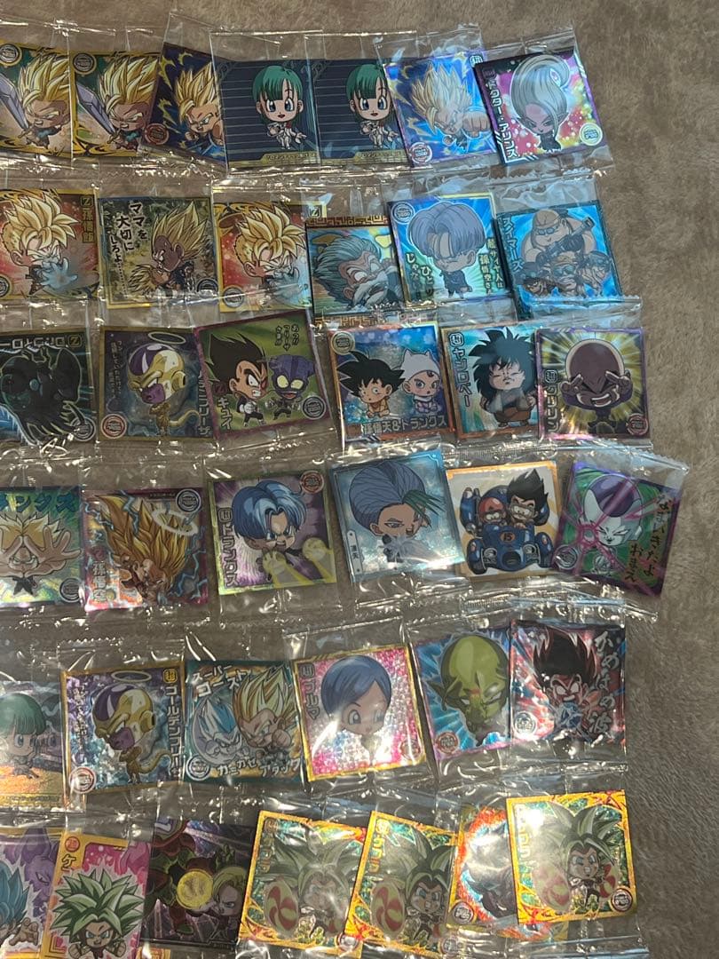 ハ*！様 ドラゴンボール ワンピース 鬼滅の刃 シール カード まとめ売り レア