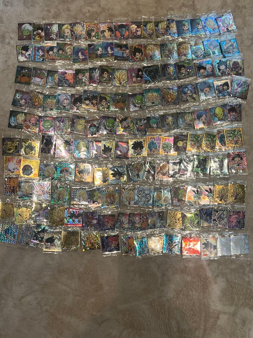 ハ*！様 ドラゴンボール ワンピース 鬼滅の刃 シール カード まとめ売り レア