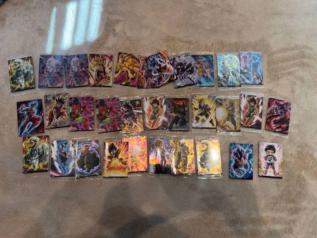 ハ*！様 ドラゴンボール ワンピース 鬼滅の刃 シール カード まとめ売り レア