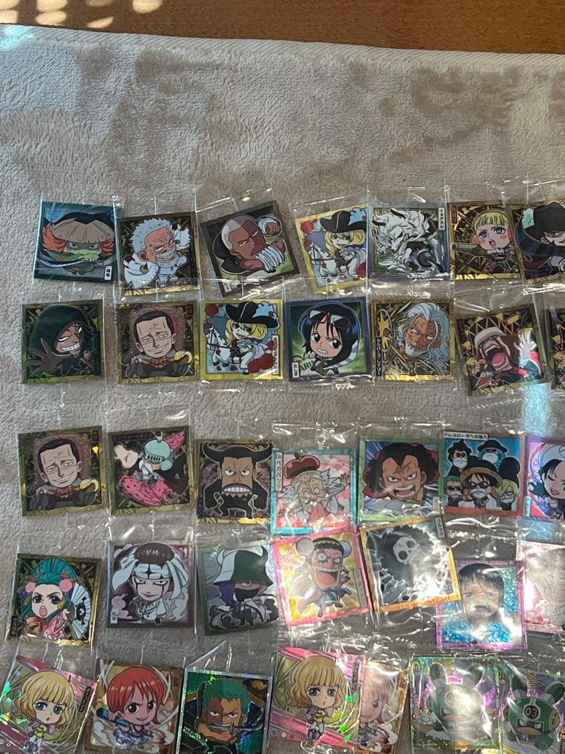 ハ*！様 ドラゴンボール ワンピース 鬼滅の刃 シール カード まとめ売り レア