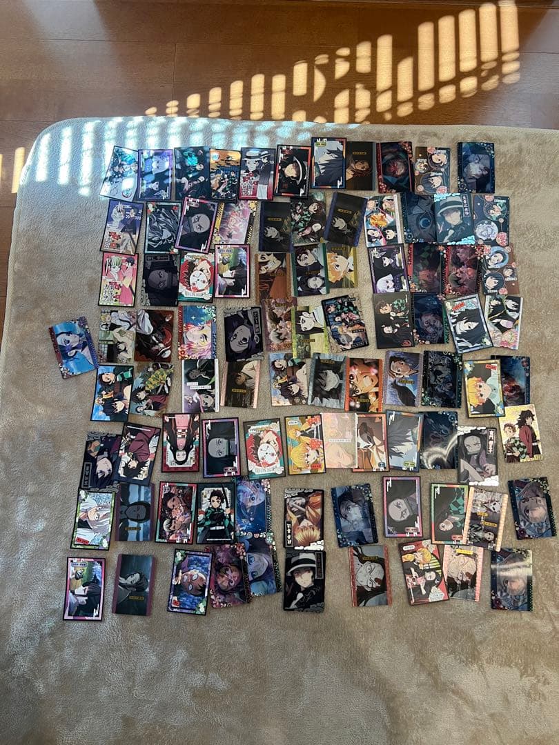 ハ*！様 ドラゴンボール ワンピース 鬼滅の刃 シール カード まとめ売り レア
