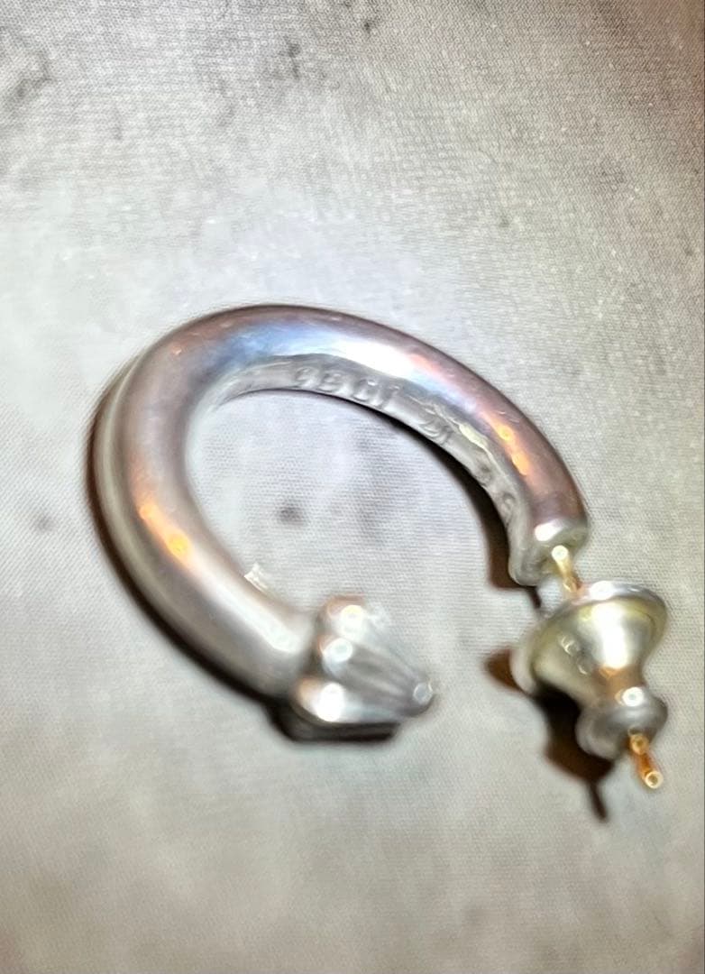 Chrome Hearts プレーンフープピアス