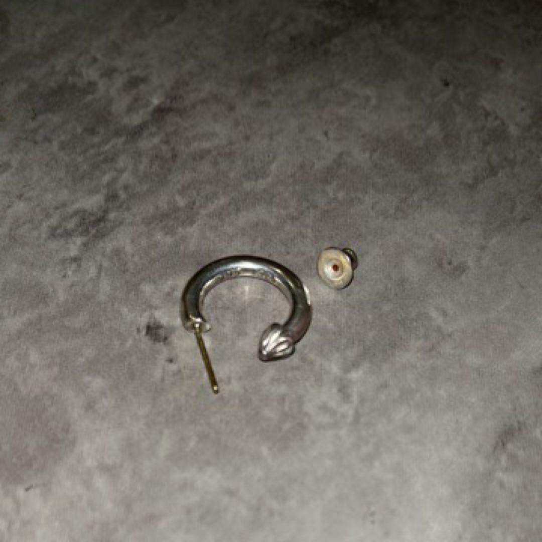 Chrome Hearts プレーンフープピアス