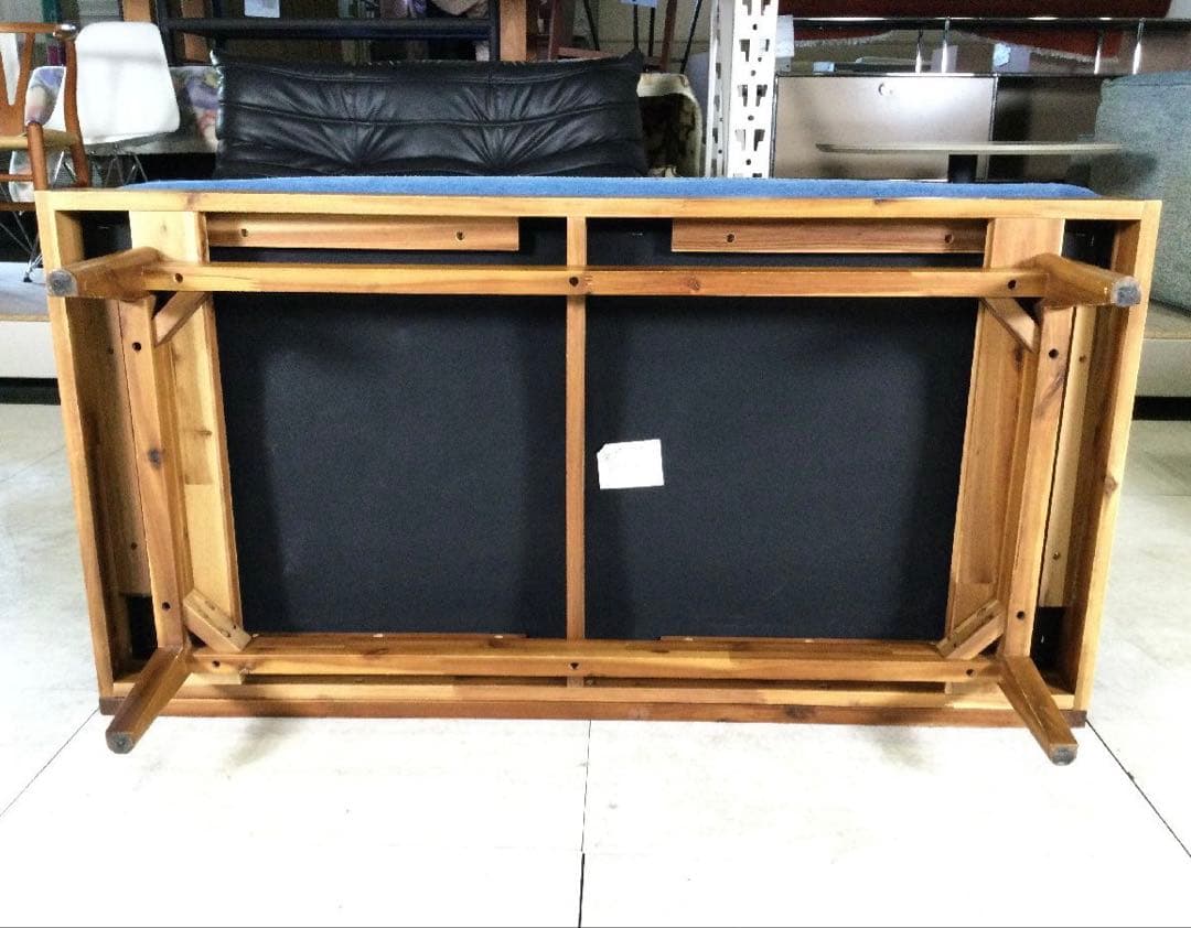 unico ウニコ SWELLA スウェラ ベンチアームレスソファ デニム