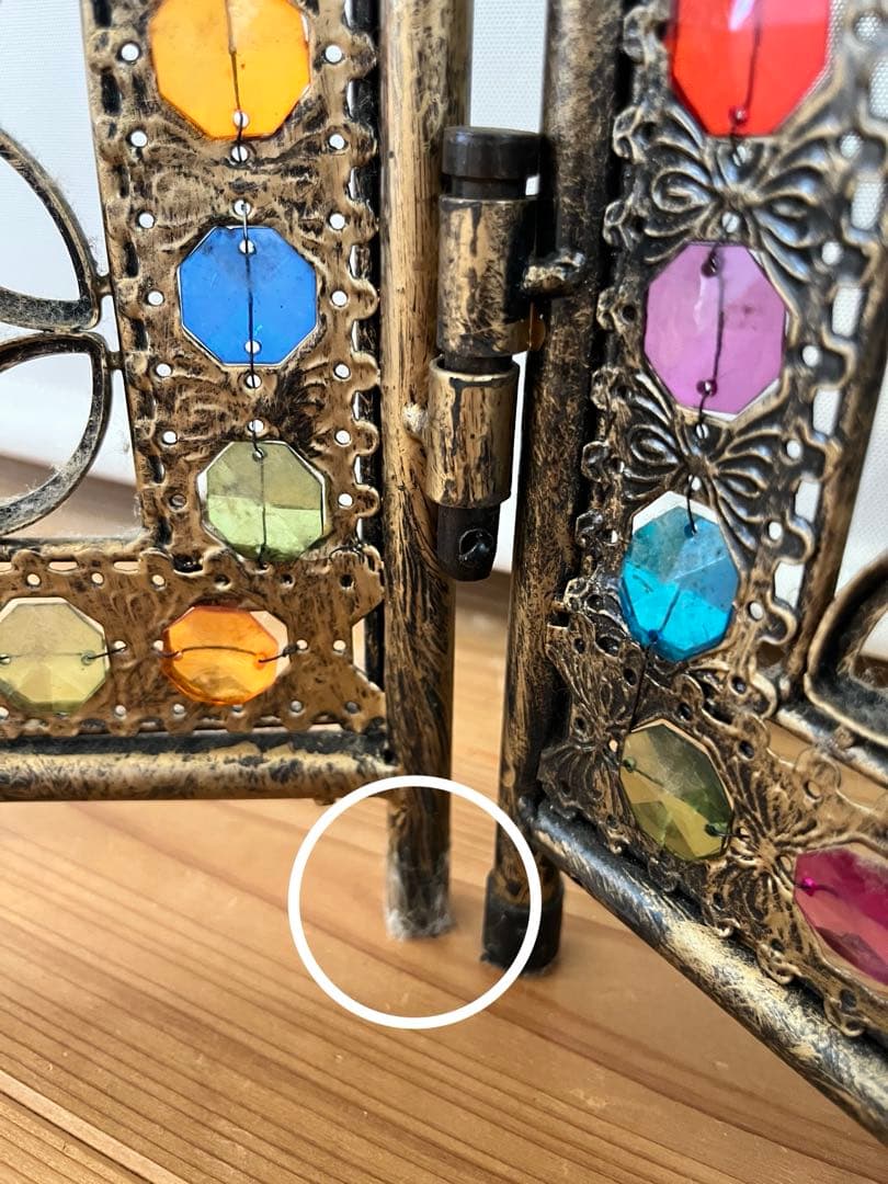 パーテーション　アンティーク　3連