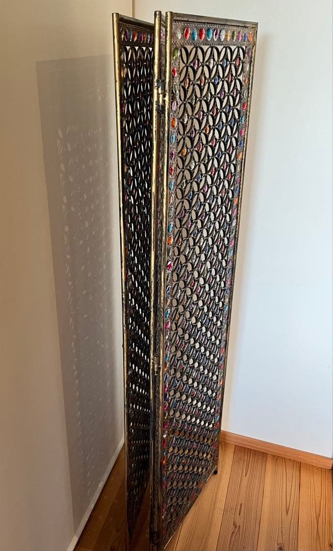 パーテーション　アンティーク　3連