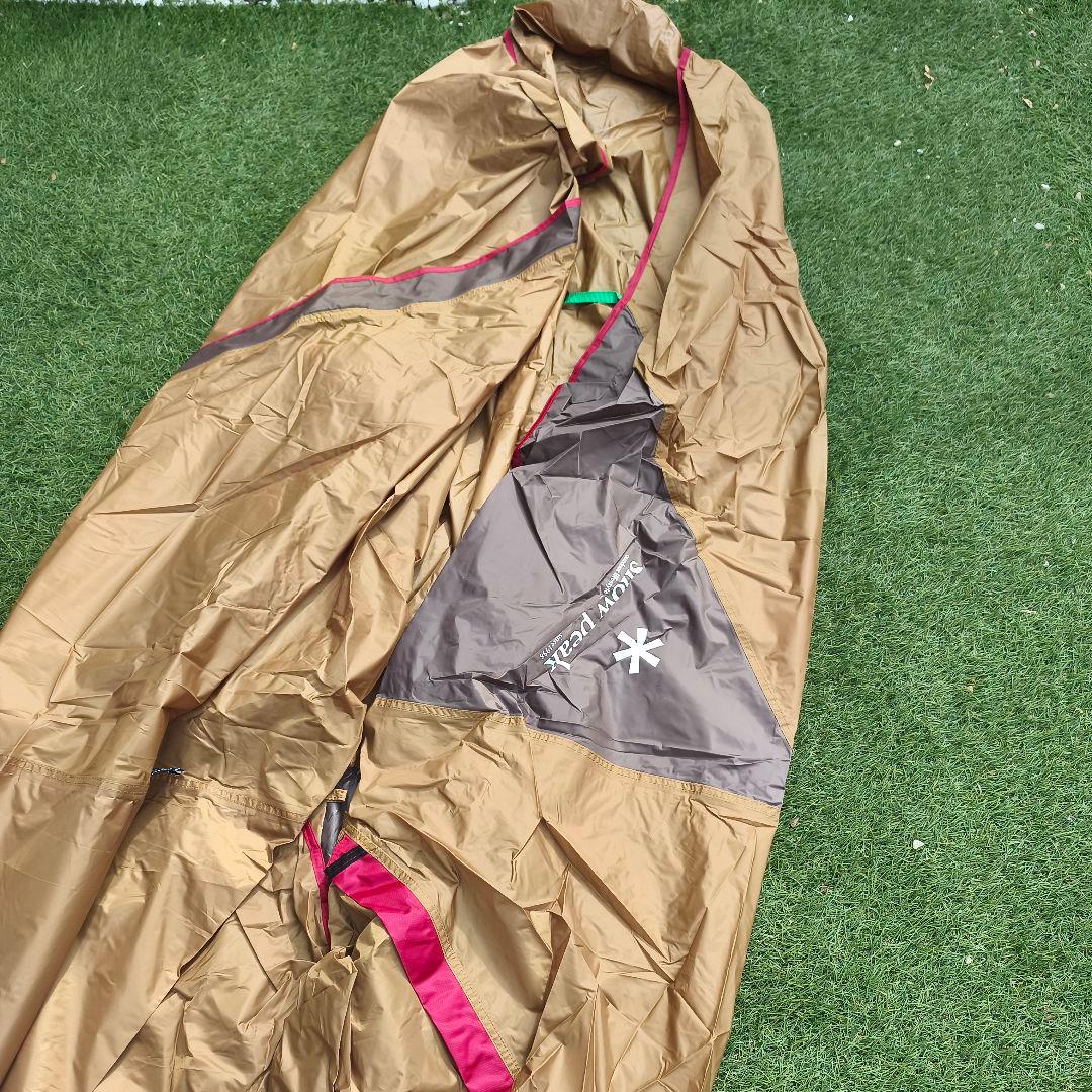 【使用1回・美品】スノーピーク アメニティドームS ＋ アップライトポールセット