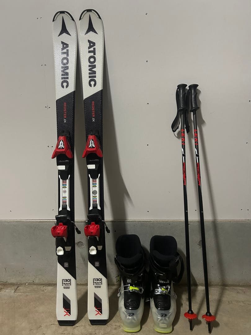 【値下げしました】ATOMIC スキーセット 130cm ブーツ25.5cm