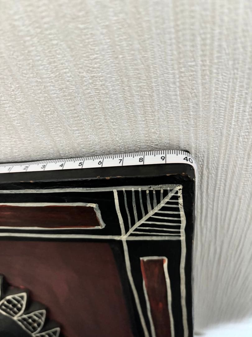 バリ島壁掛け　木彫りアートB