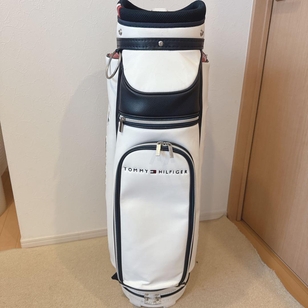 人気色！【美品】★トミーフィルフィガー　ゴルフ　キャディバッグ／9型