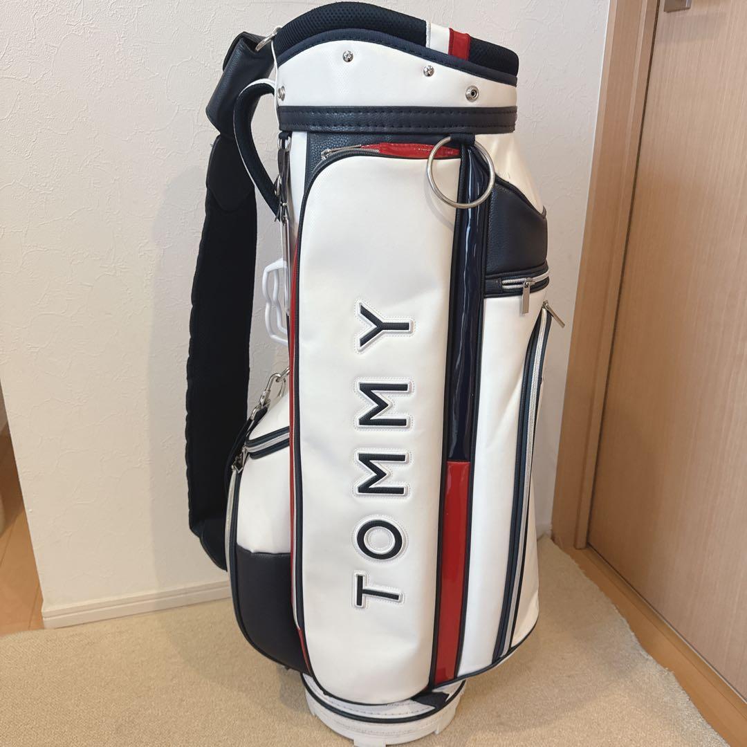 人気色！【美品】★トミーフィルフィガー　ゴルフ　キャディバッグ／9型
