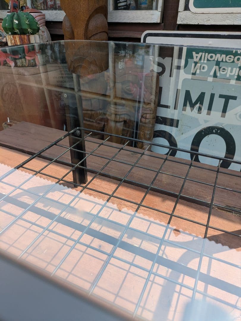 昭和レトロ ガラステーブル　センターテーブル　　ミッドセンチュリー　ポストモダン