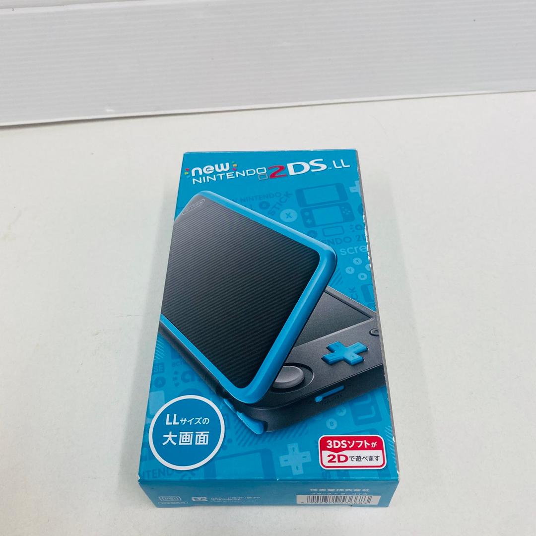 ★未使用品★極美品Newニンテンドー2DS LLブラック×ターコイズ生産終了　訳