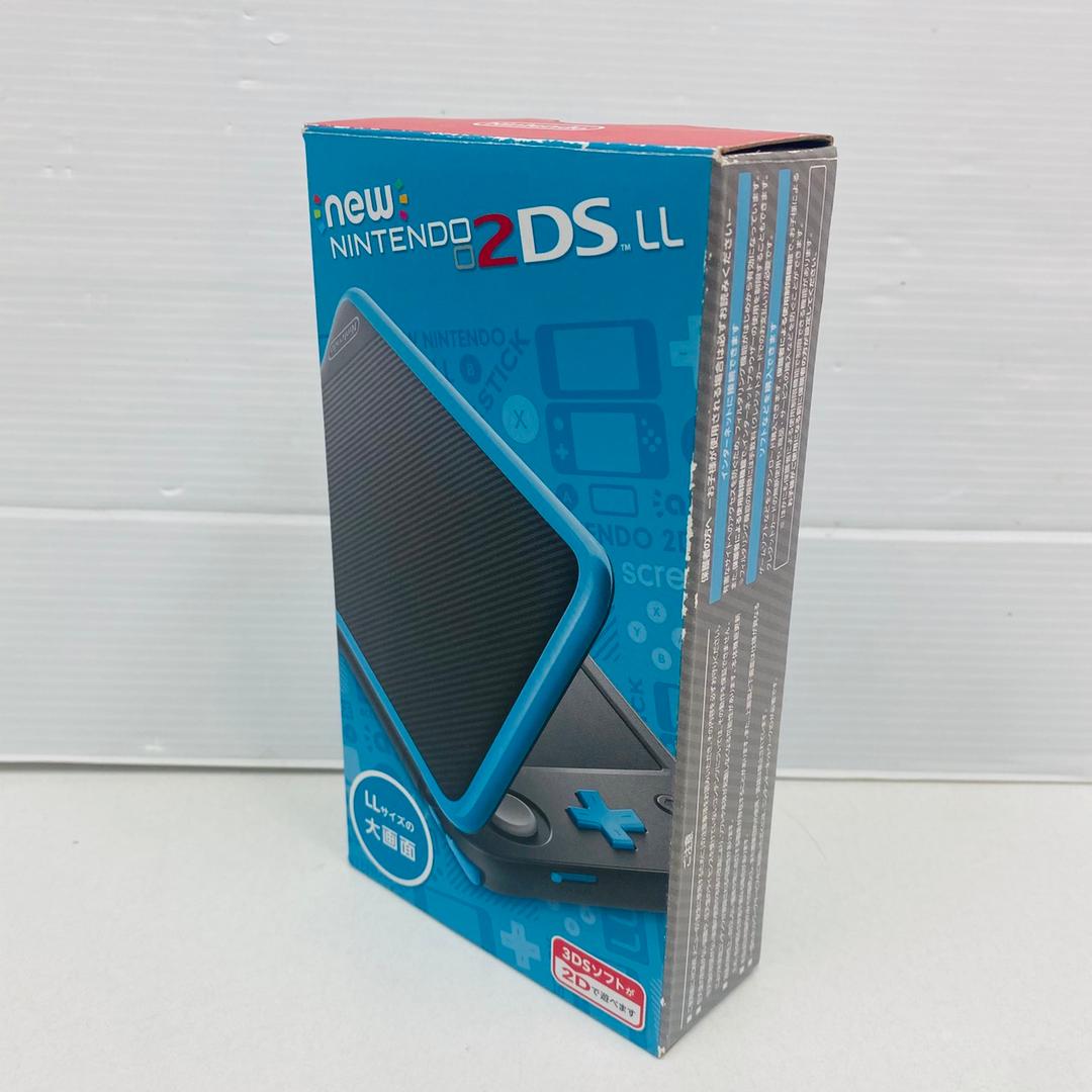 ★未使用品★極美品Newニンテンドー2DS LLブラック×ターコイズ生産終了　訳