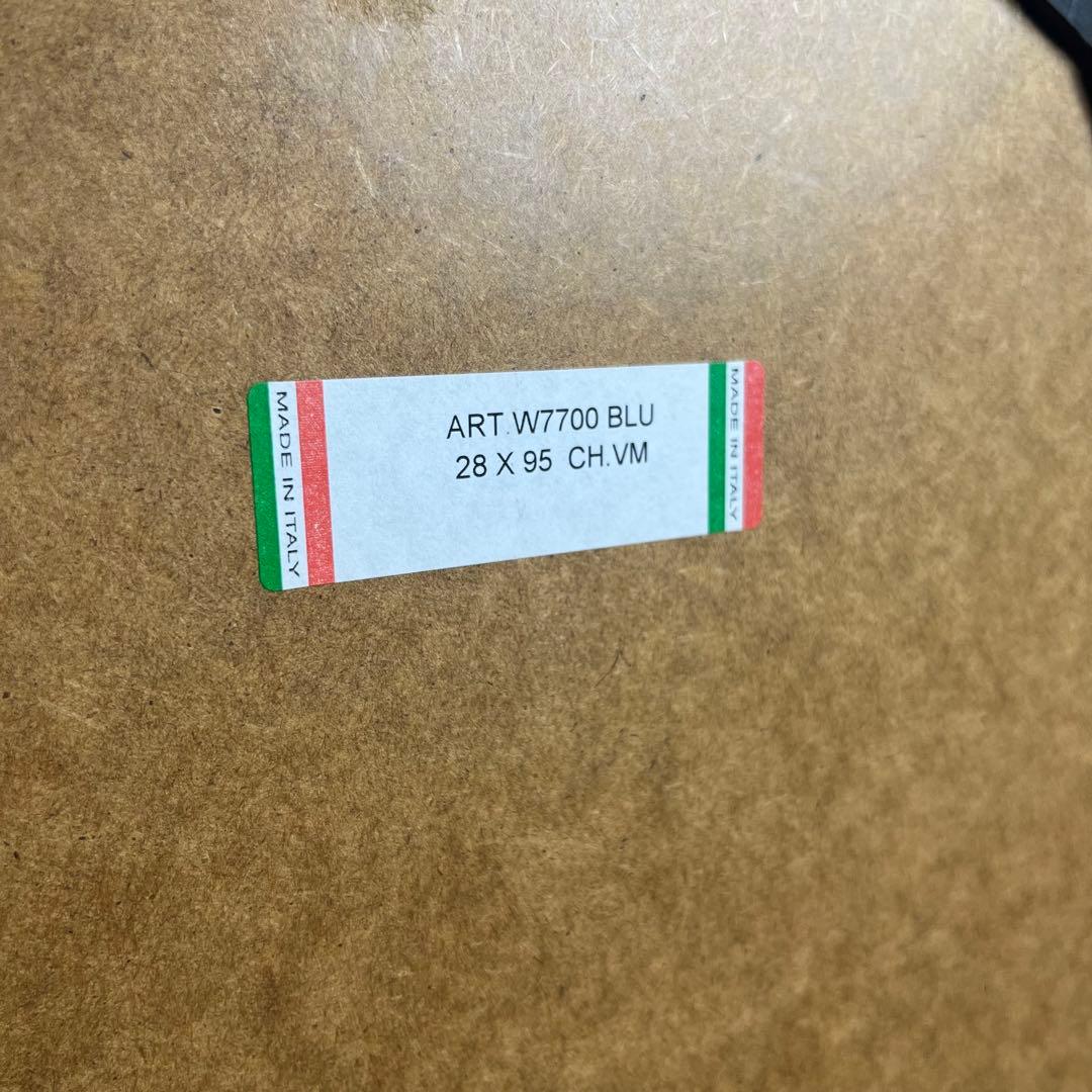 イタリア製 鏡 八角形 木製フレーム スタンドミラー 100cm