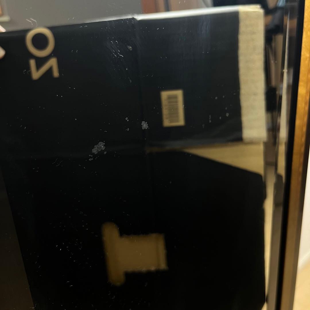 イタリア製 鏡 八角形 木製フレーム スタンドミラー 100cm