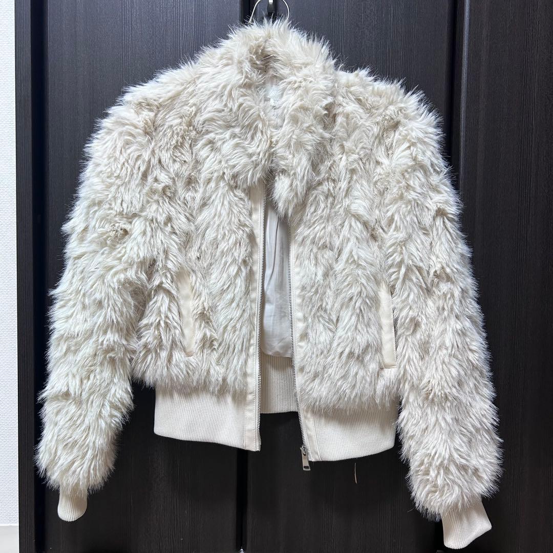 【完売品】【美品】 ZARA フェイクファーボンバージャケット S