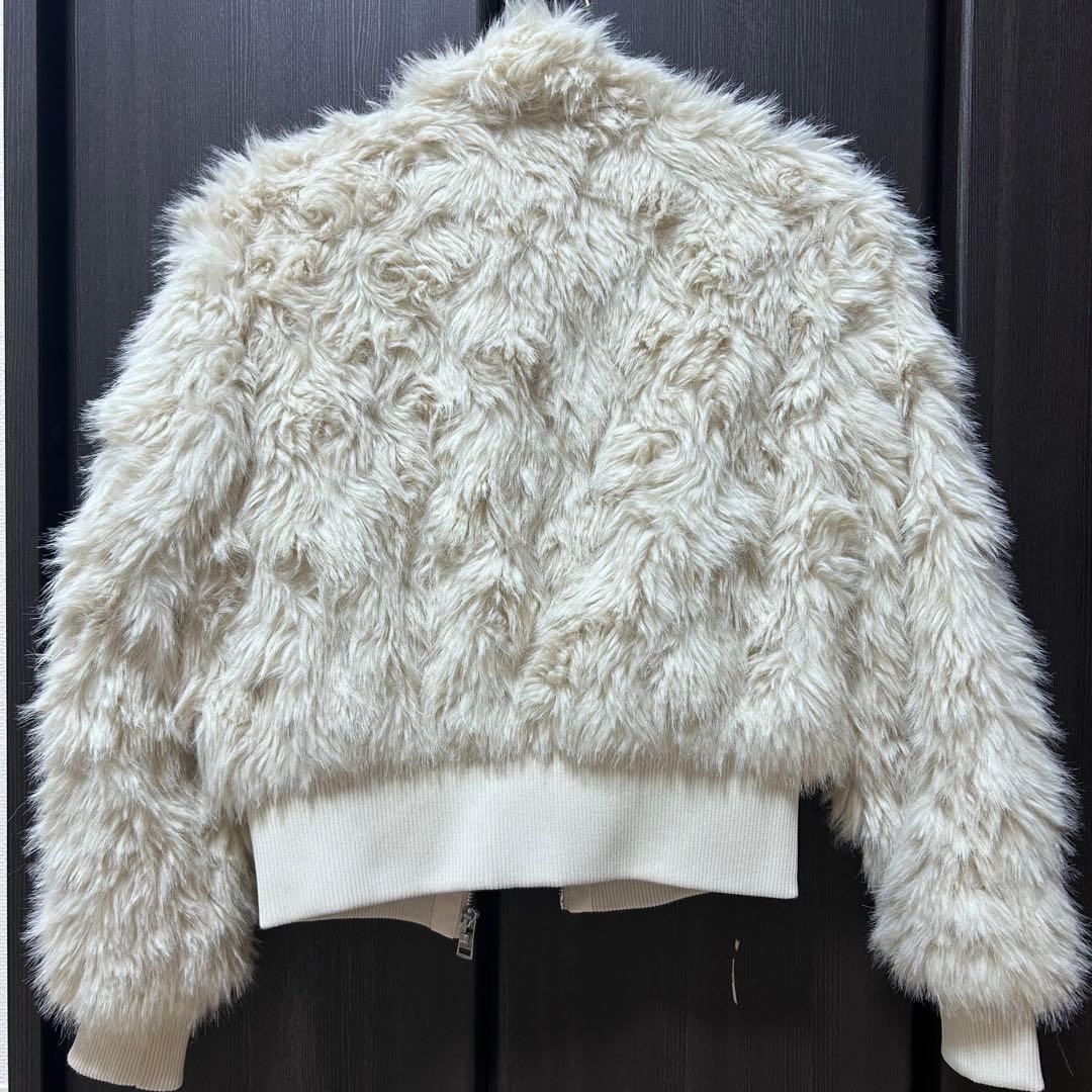 【完売品】【美品】 ZARA フェイクファーボンバージャケット S