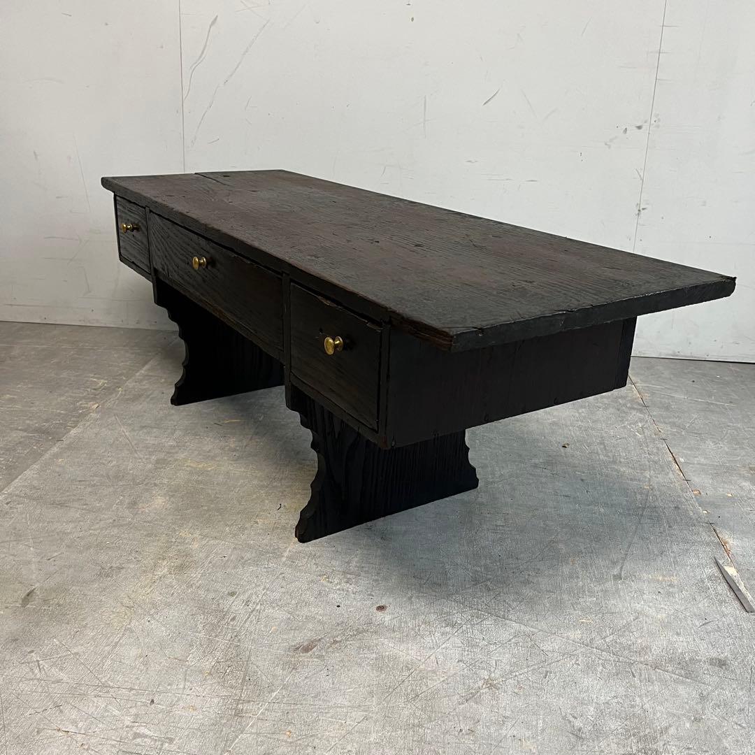 アンティーク 明治期 文机 寺子屋机 骨董 テレビ台 飾り台 展示台 z461