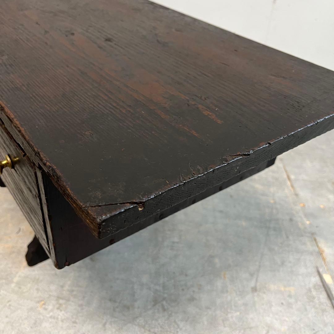 アンティーク 明治期 文机 寺子屋机 骨董 テレビ台 飾り台 展示台 z461