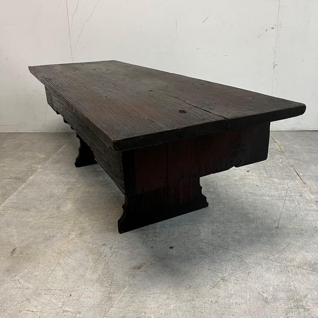 アンティーク 明治期 文机 寺子屋机 骨董 テレビ台 飾り台 展示台 z461