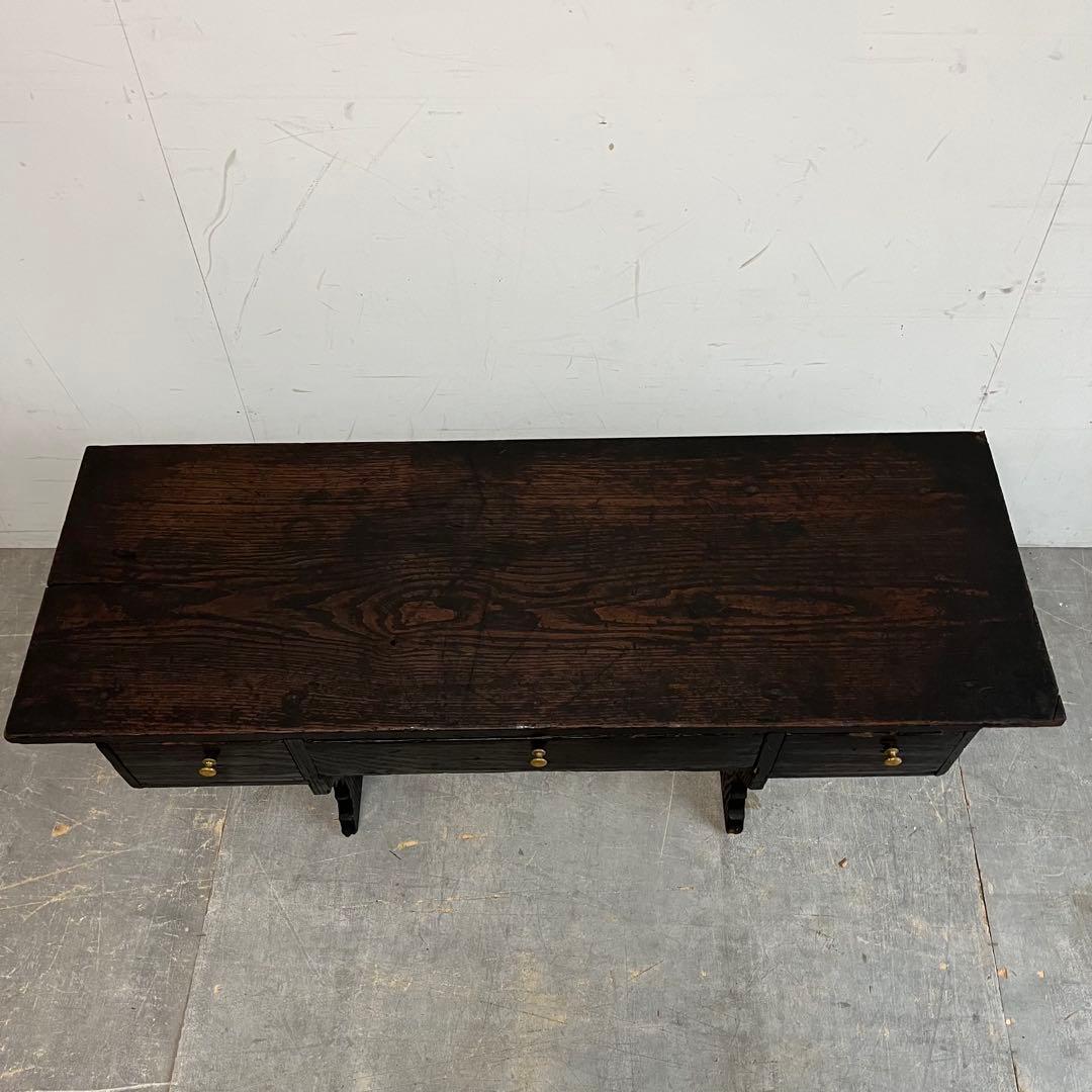 アンティーク 明治期 文机 寺子屋机 骨董 テレビ台 飾り台 展示台 z461