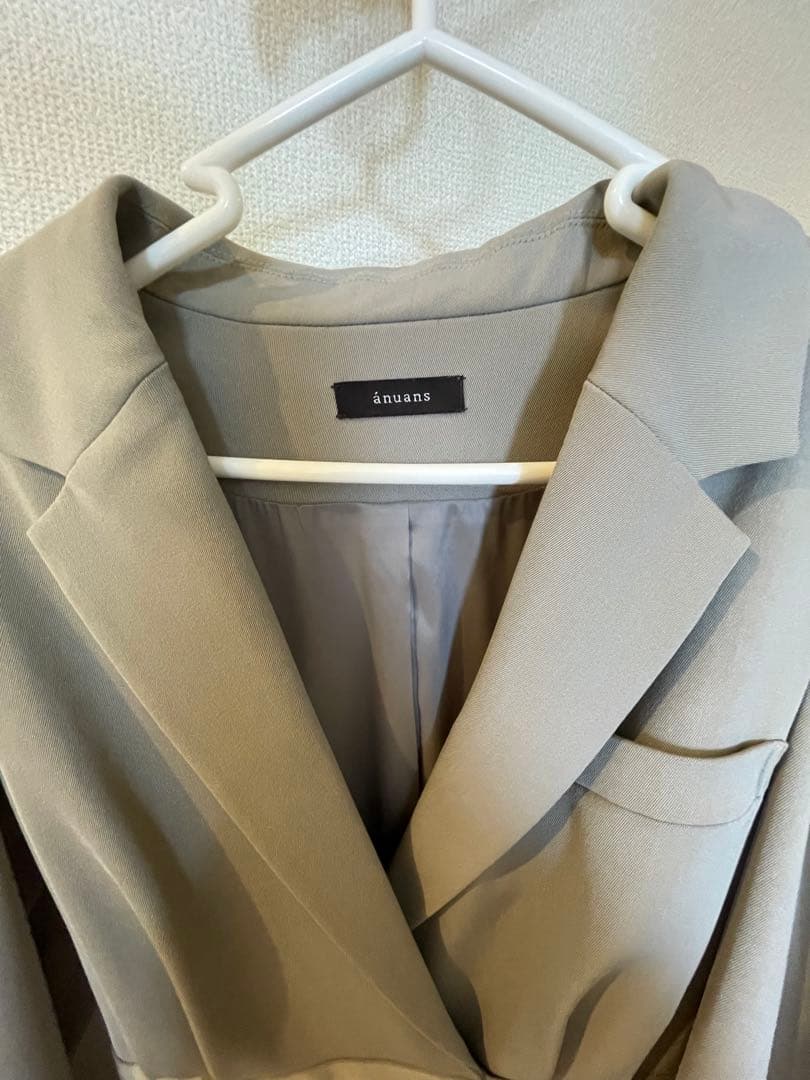 anuans テーラードオールインワン