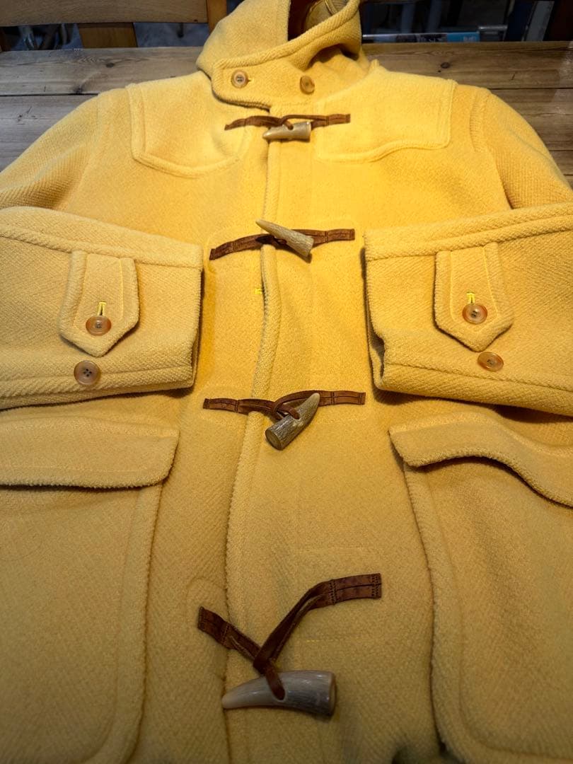 オールドイングランド　ダッフルコート イエロー