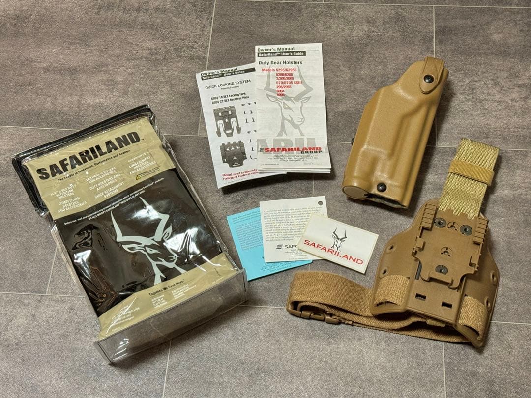 実物 SAFARILAND 6004SS ホルスター X300 + M45A1用