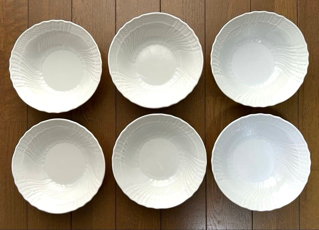 リチャードジノリ ベッキオホワイト フルーツソーサー サラダボウル 6個