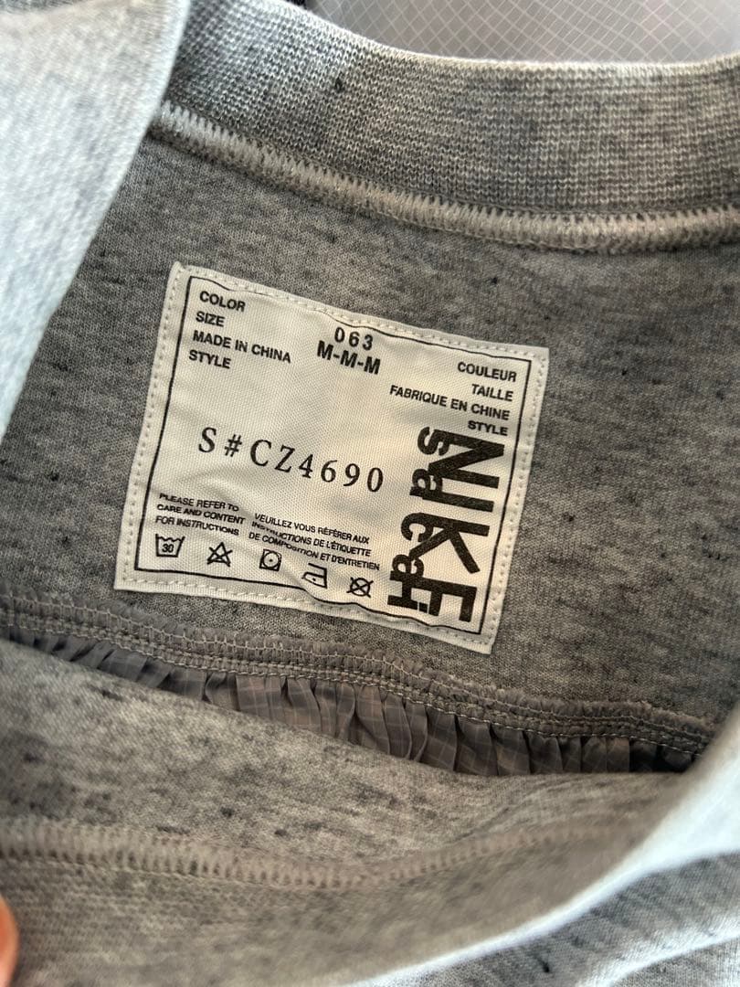 NIKE×sacai トップスM