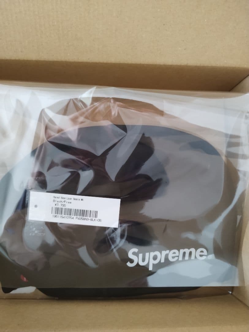 Supreme Marmot ベースレイヤービーニー ブラック
