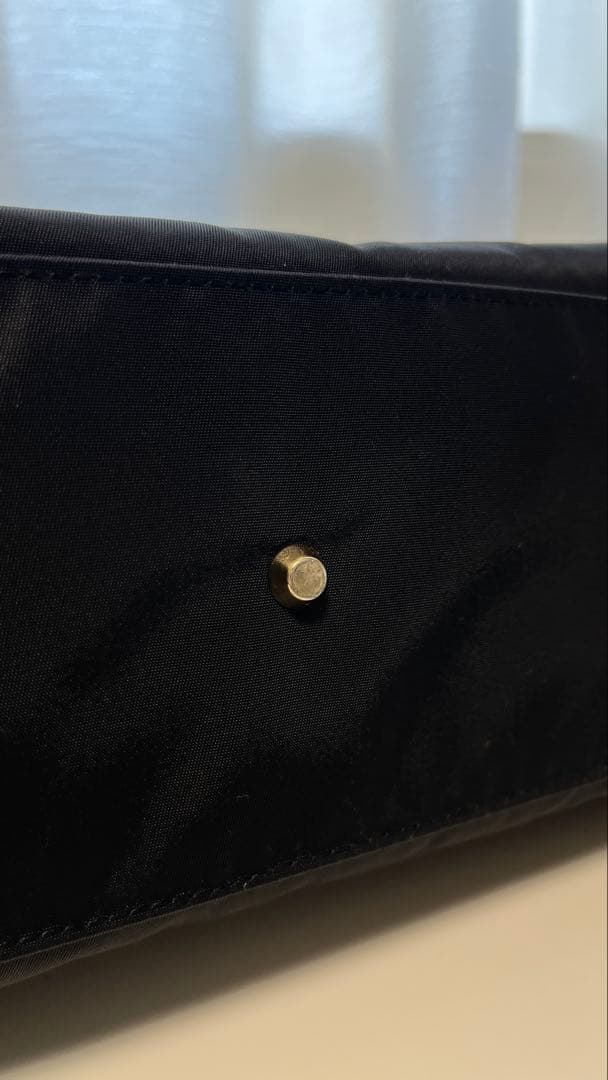 【A4サイズ対応】アニエスベー　ナイロン製ビジネスバッグ　ブラック