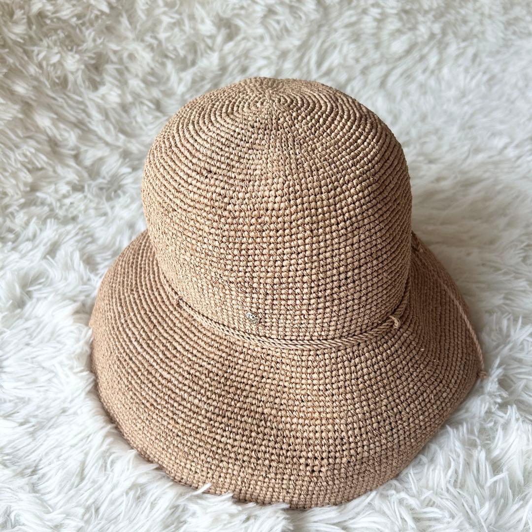 美品✨ヘレンカミンスキー プロヴァンス10 麦わら帽子 ヌガー ラフィア